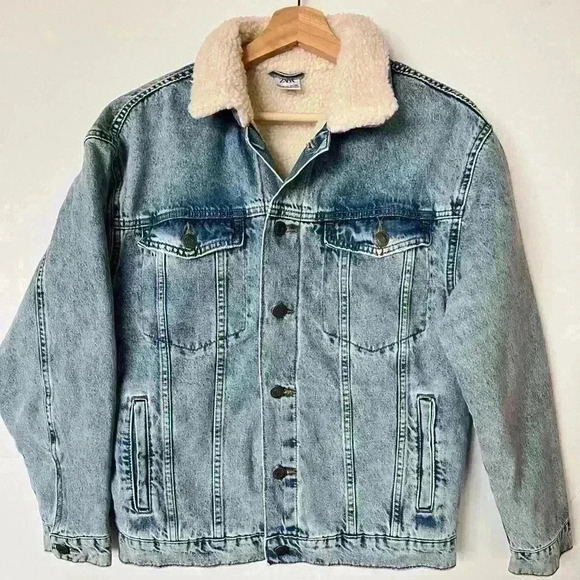 NEW! Zara Sherpa 1975 DNMWR Collection Jacket - Picture 1 of 7